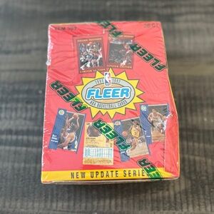 Fleer NBA Basketball Cards Box